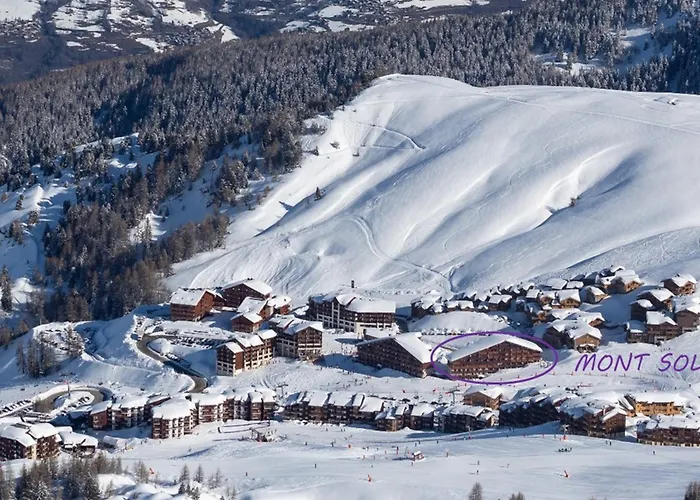 3 Pieces, 2 Salles De Bains, 6 Pers, Pistes Plagne Soleil - Fr-1-455-48 * La Plagne